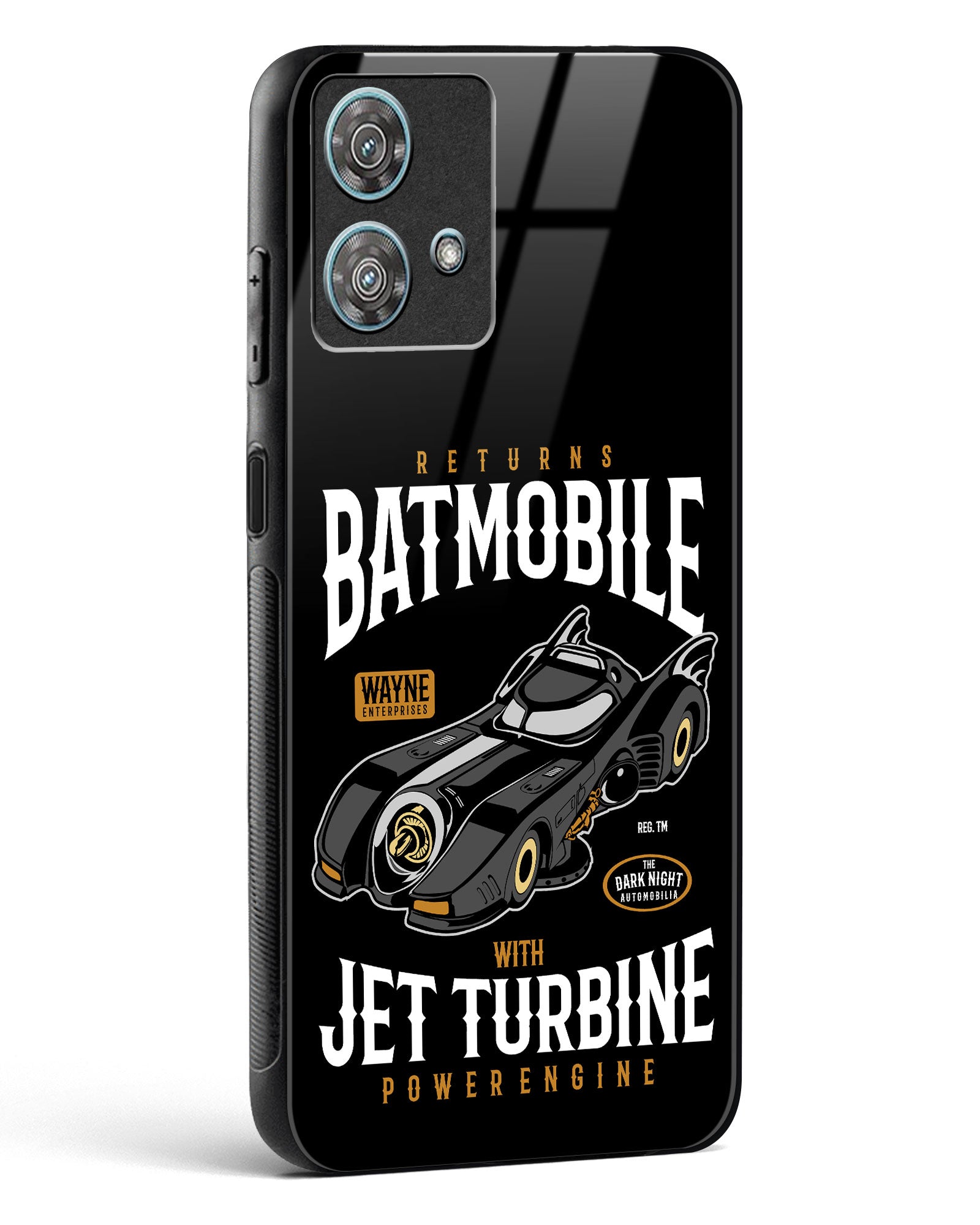 Batmobile Jet Turbine Glass Phone Case-Motorola Edge 40 Neo