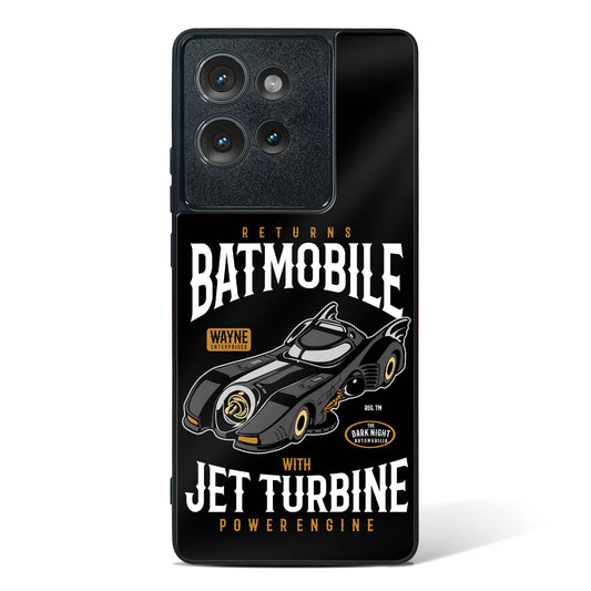 Batmobile Jet Turbine Glass Phone Case-Motorola Edge 50