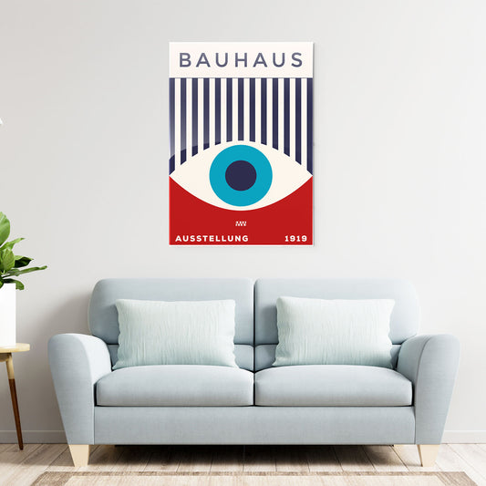 Bauhaus Eye Design Metal-Poster