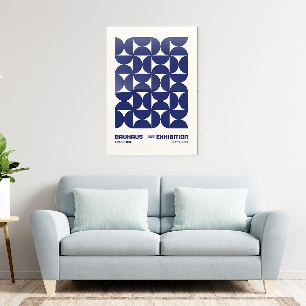 Bauhaus Grid Design Metal-Poster