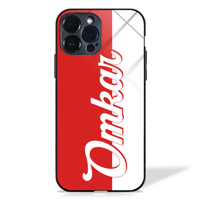 Be-Bold Custom Name Glass Case