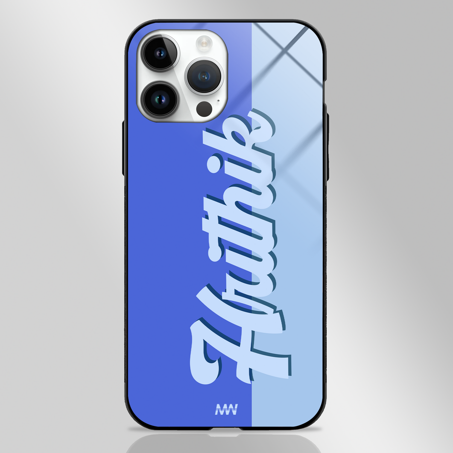 Be-Bold Custom Name Glass Case -  - MW Stuffs - 