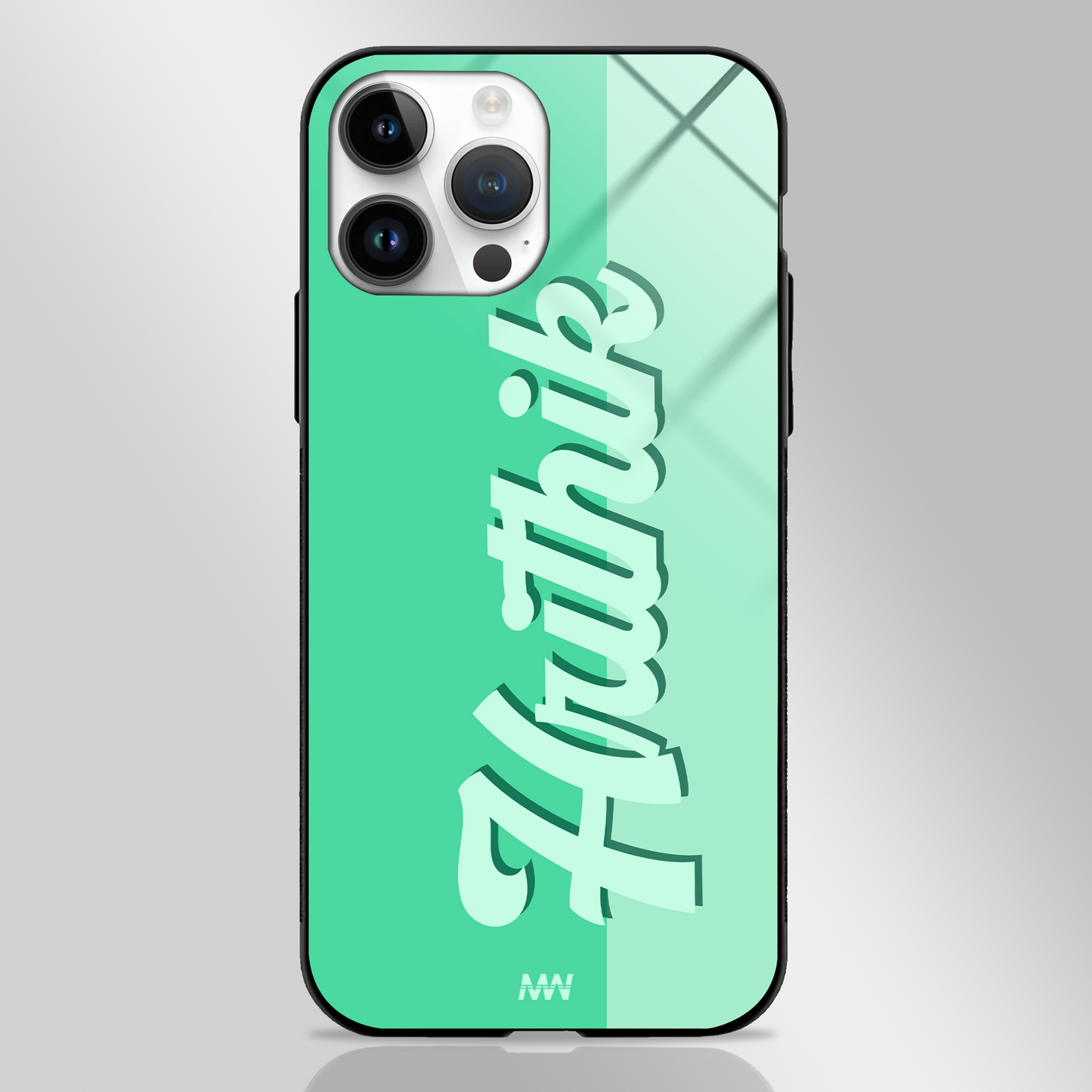 Be-Bold Custom Name Glass Case -  - MW Stuffs - 