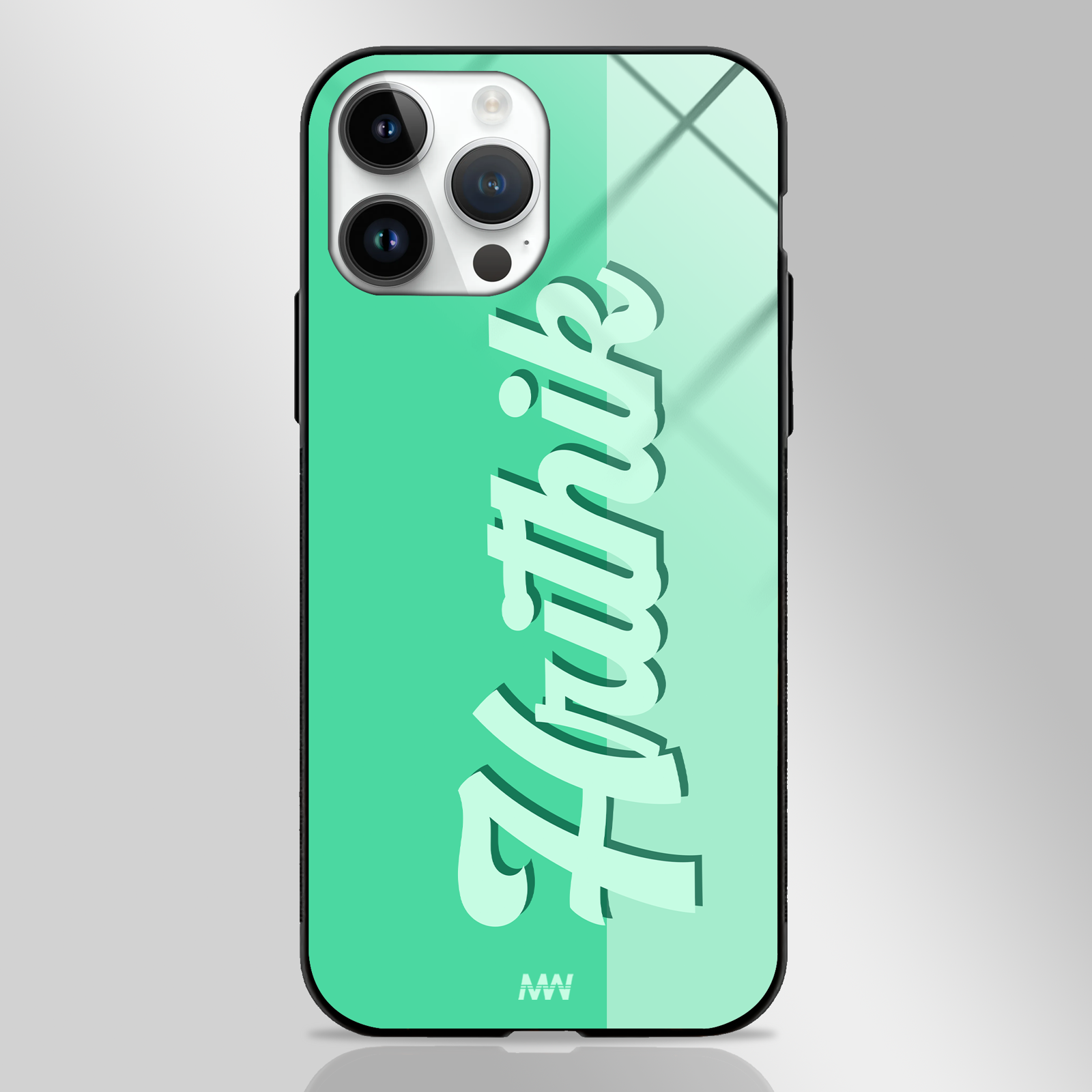 Be-Bold Custom Name Glass Case -  - MW Stuffs - 