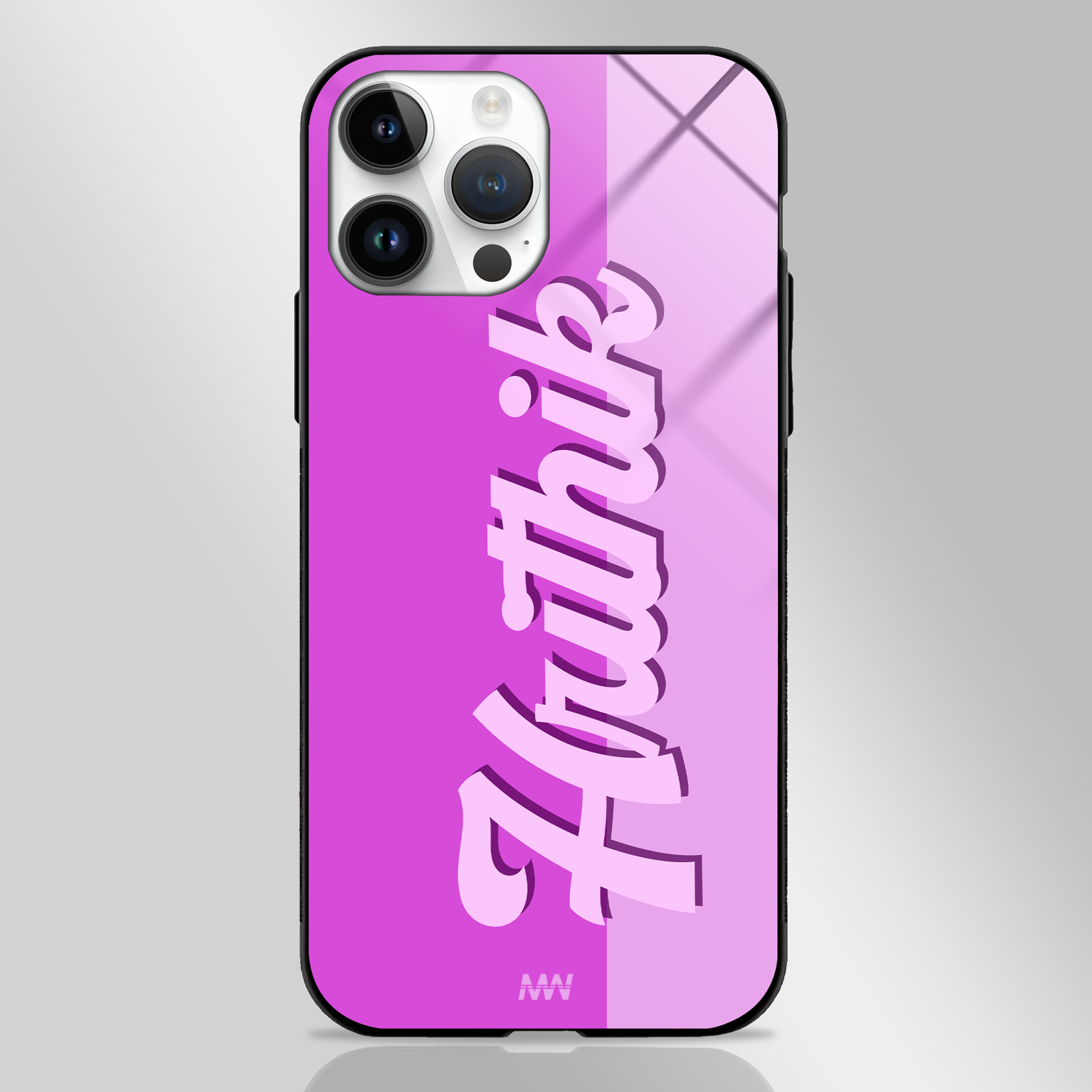 Be-Bold Custom Name Glass Case -  - MW Stuffs - 