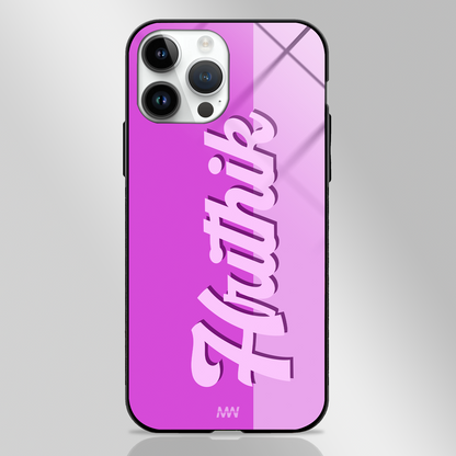 Be-Bold Custom Name Glass Case -  - MW Stuffs - 