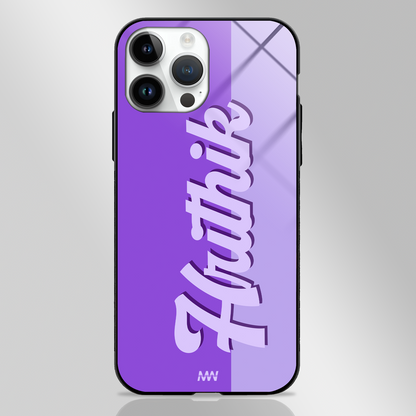 Be-Bold Custom Name Glass Case -  - MW Stuffs - 
