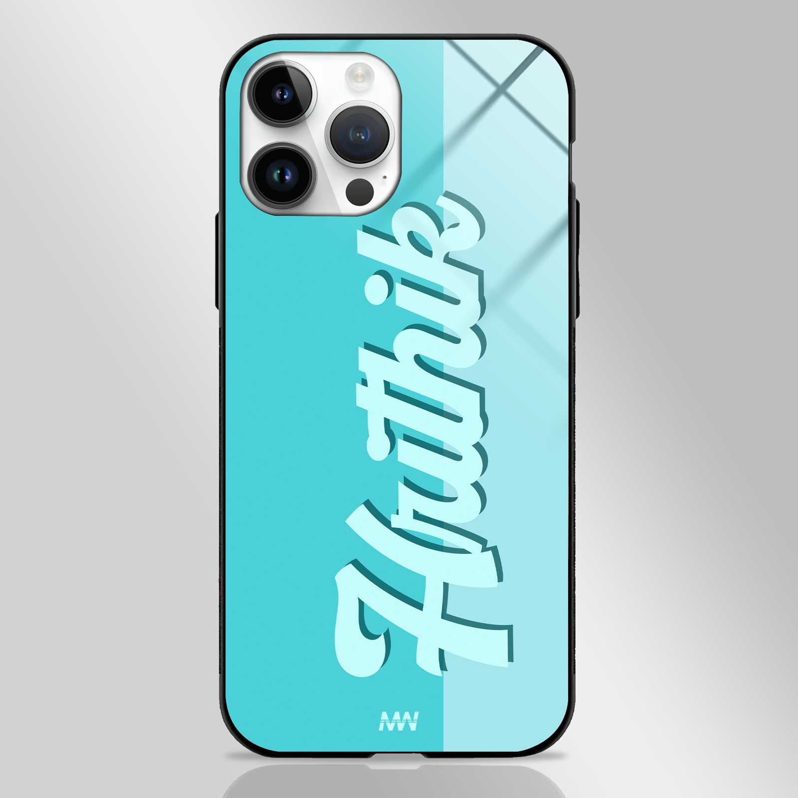 Be-Bold Custom Name Glass Case -  - MW Stuffs - 