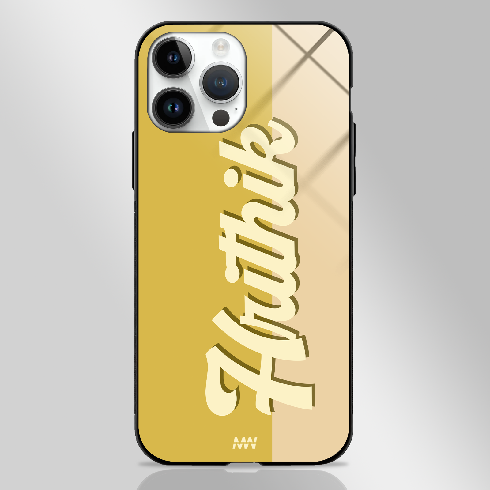 Be-Bold Custom Name Glass Case -  - MW Stuffs - 