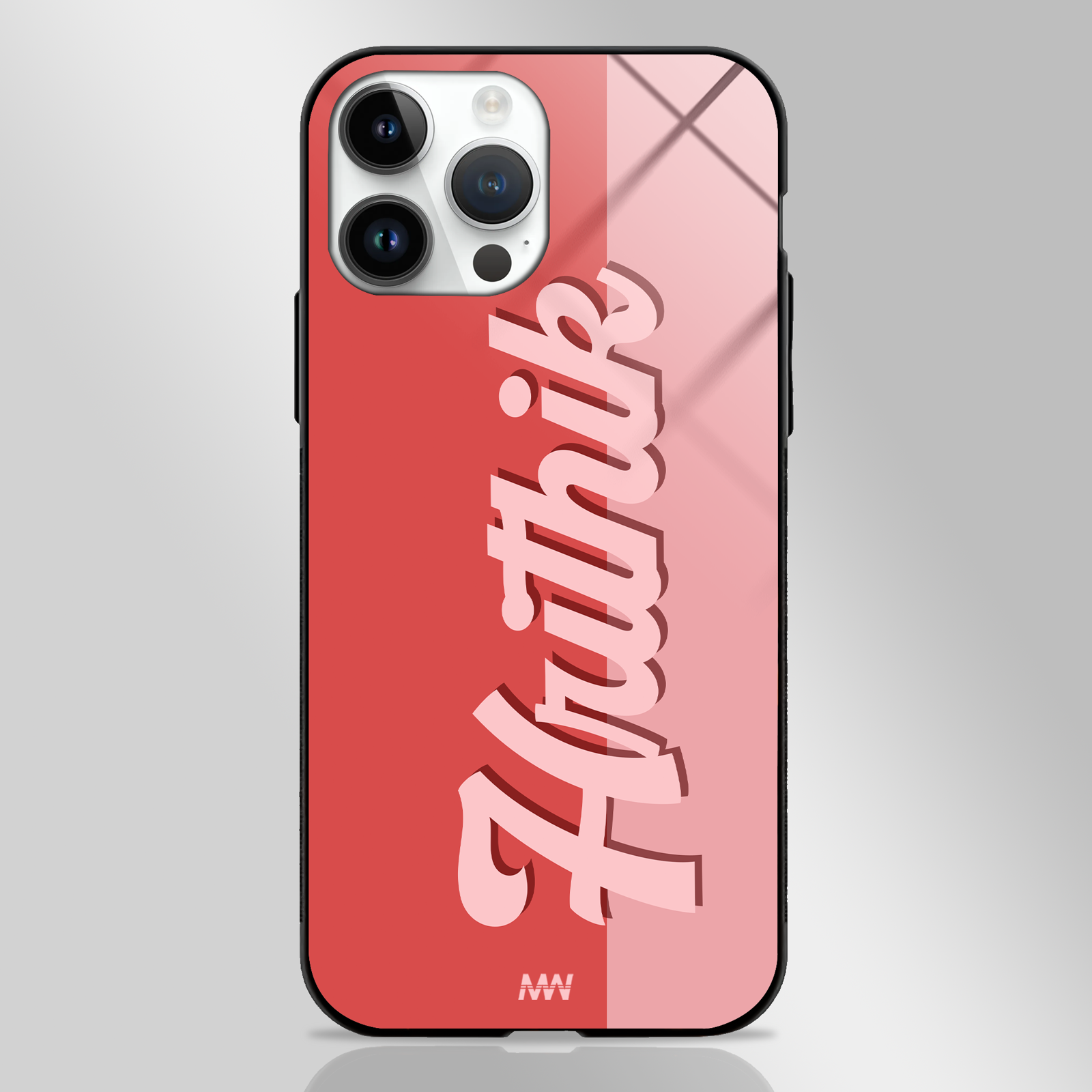 Be-Bold Custom Name Glass Case -  - MW Stuffs - 