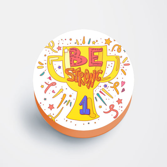 Be Strong Flat Pop Holder