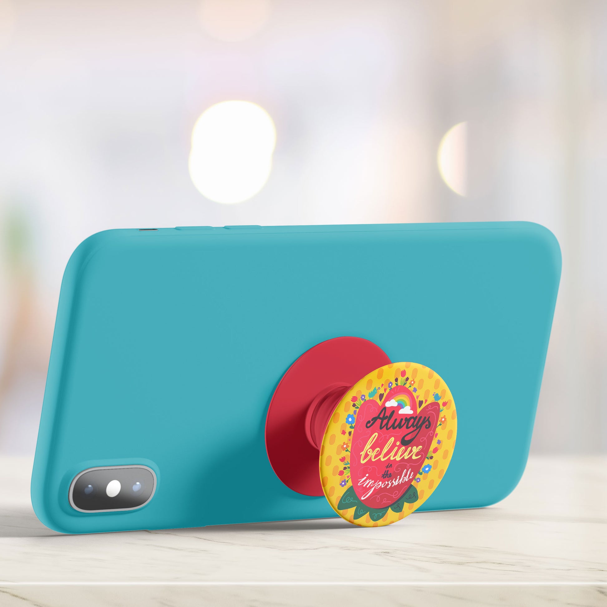 Believe in Impossible Flat Pop Holder