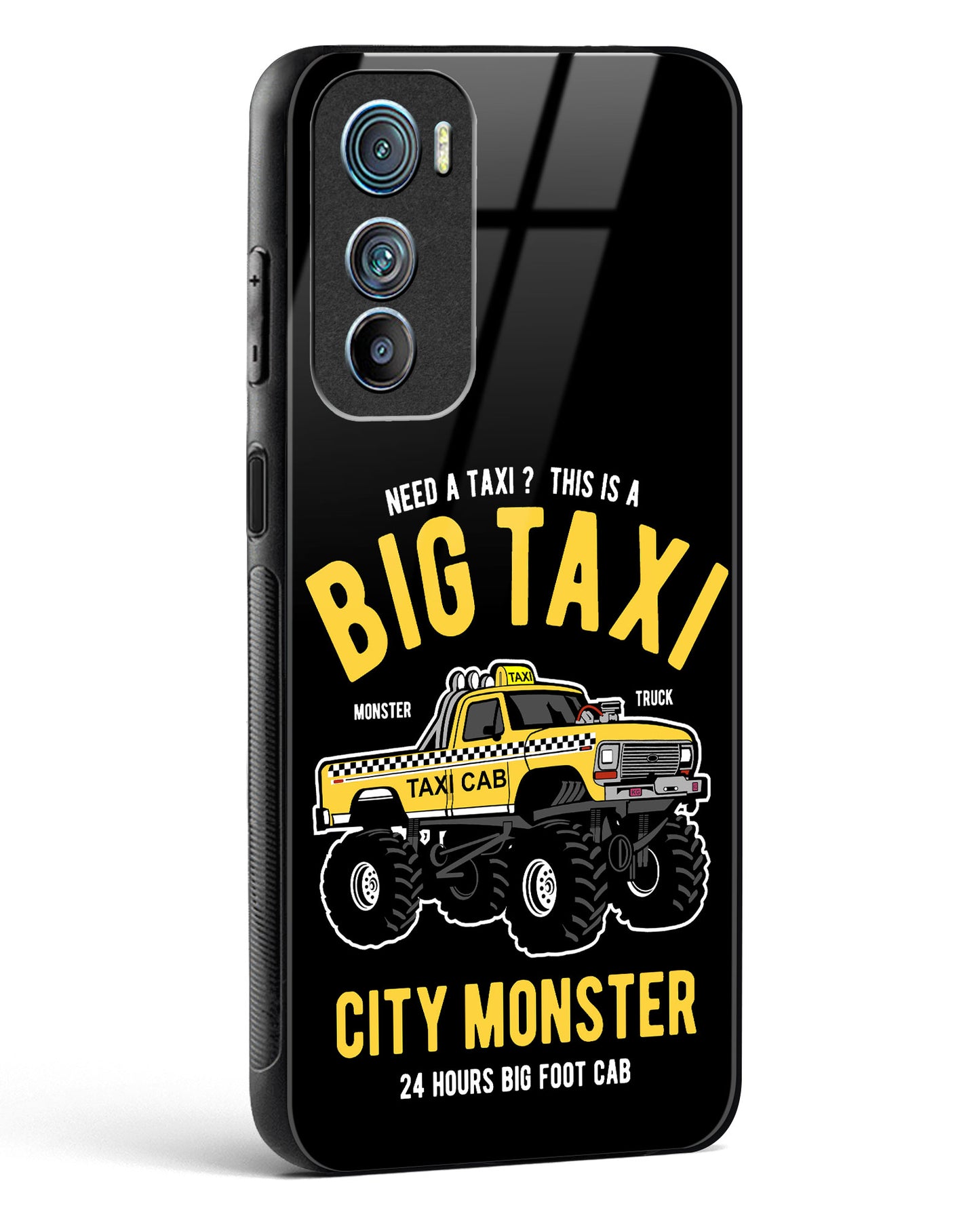 Big Taxi Glass Phone Case-Motorola Edge 30
