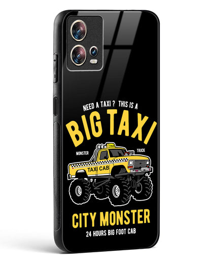 Big Taxi Glass Phone Case-Motorola Edge 30 Fusion