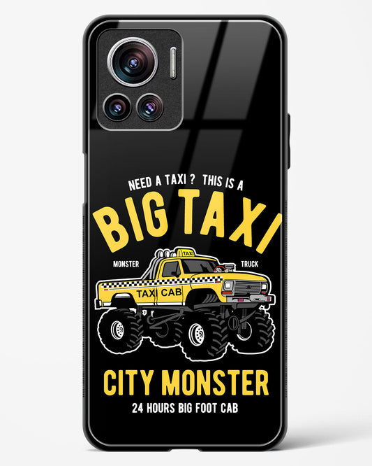 Big Taxi Glass Phone Case-Motorola Edge 30 Ultra