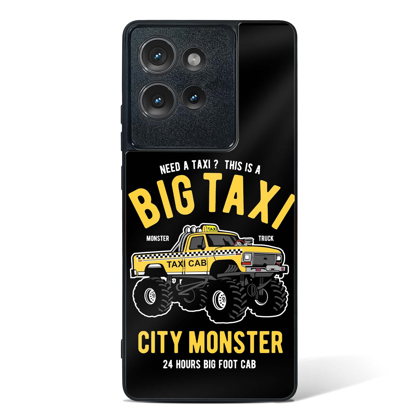 Big Taxi Glass Phone Case-Motorola Edge 50
