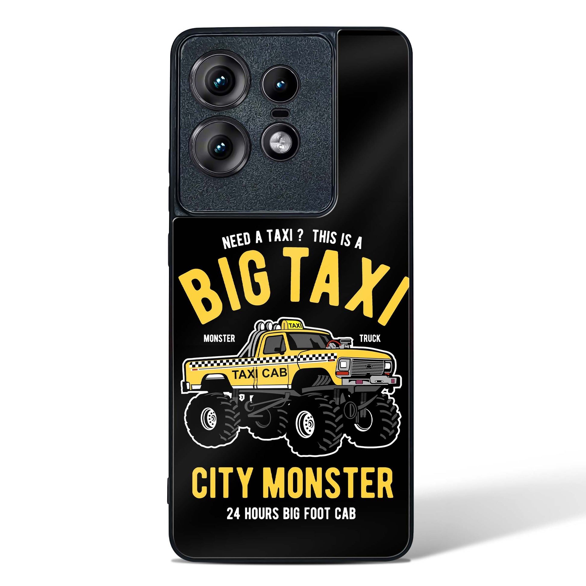 Big Taxi Glass Phone Case-Motorola Edge 50 Pro