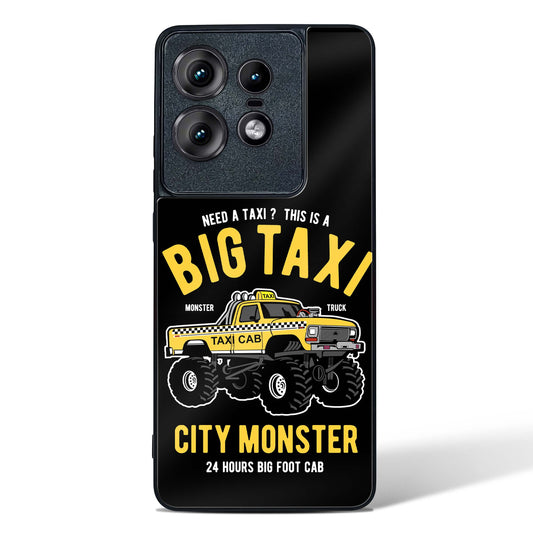 Big Taxi Glass Phone Case-Motorola Edge 50 Pro