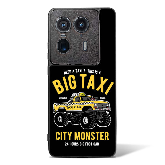 Big Taxi Glass Phone Case-Motorola Edge 50 Ultra