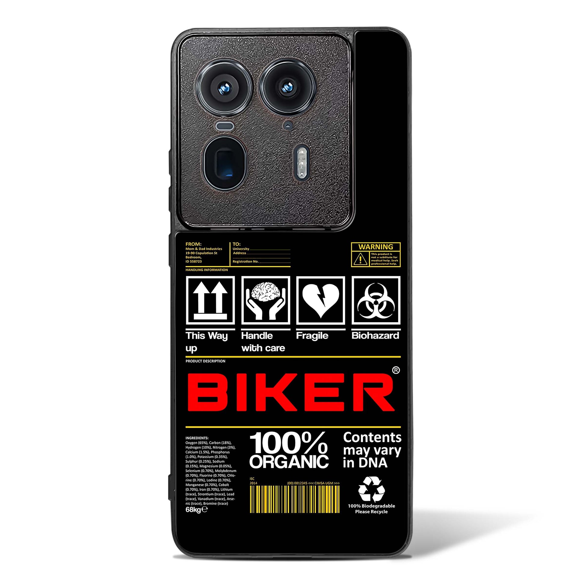 Biker Glass Phone Case-Motorola Edge 50 Ultra