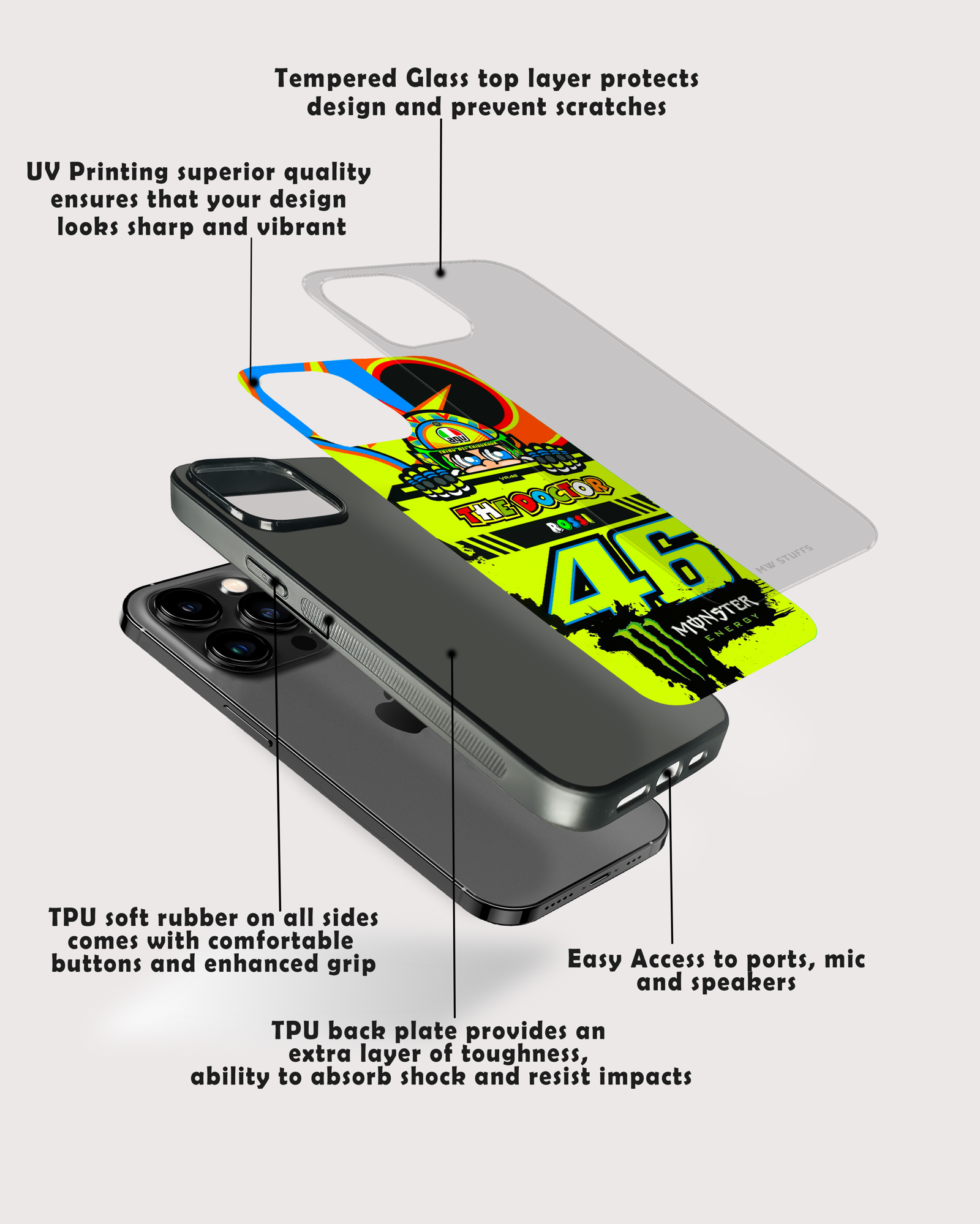 Biker Collection Glass case -  - MW Stuffs - 