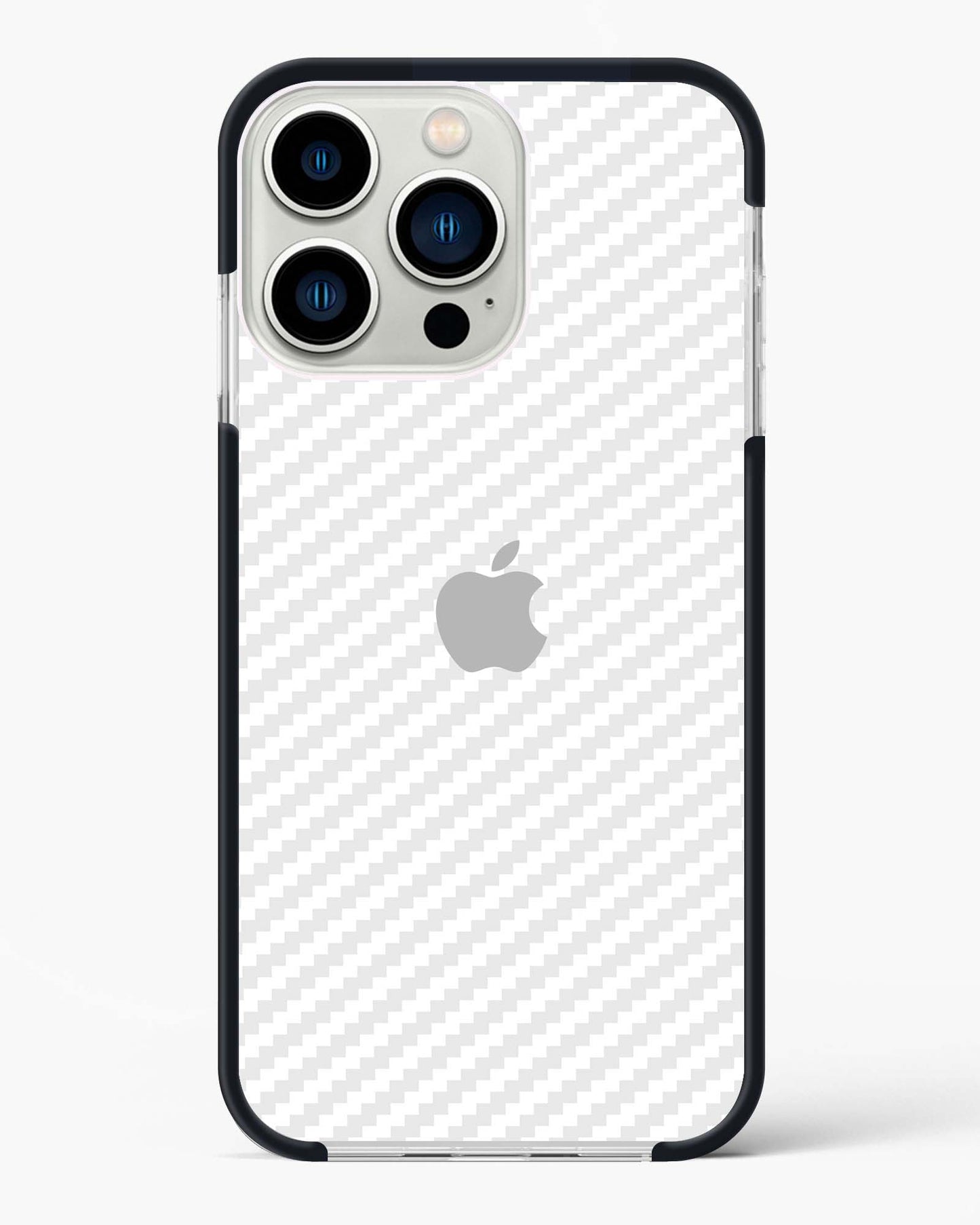 Black Carbon Pattern Impact Drop Protection Case