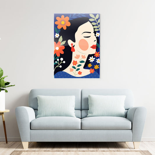 Blooming Muse Metal-Poster