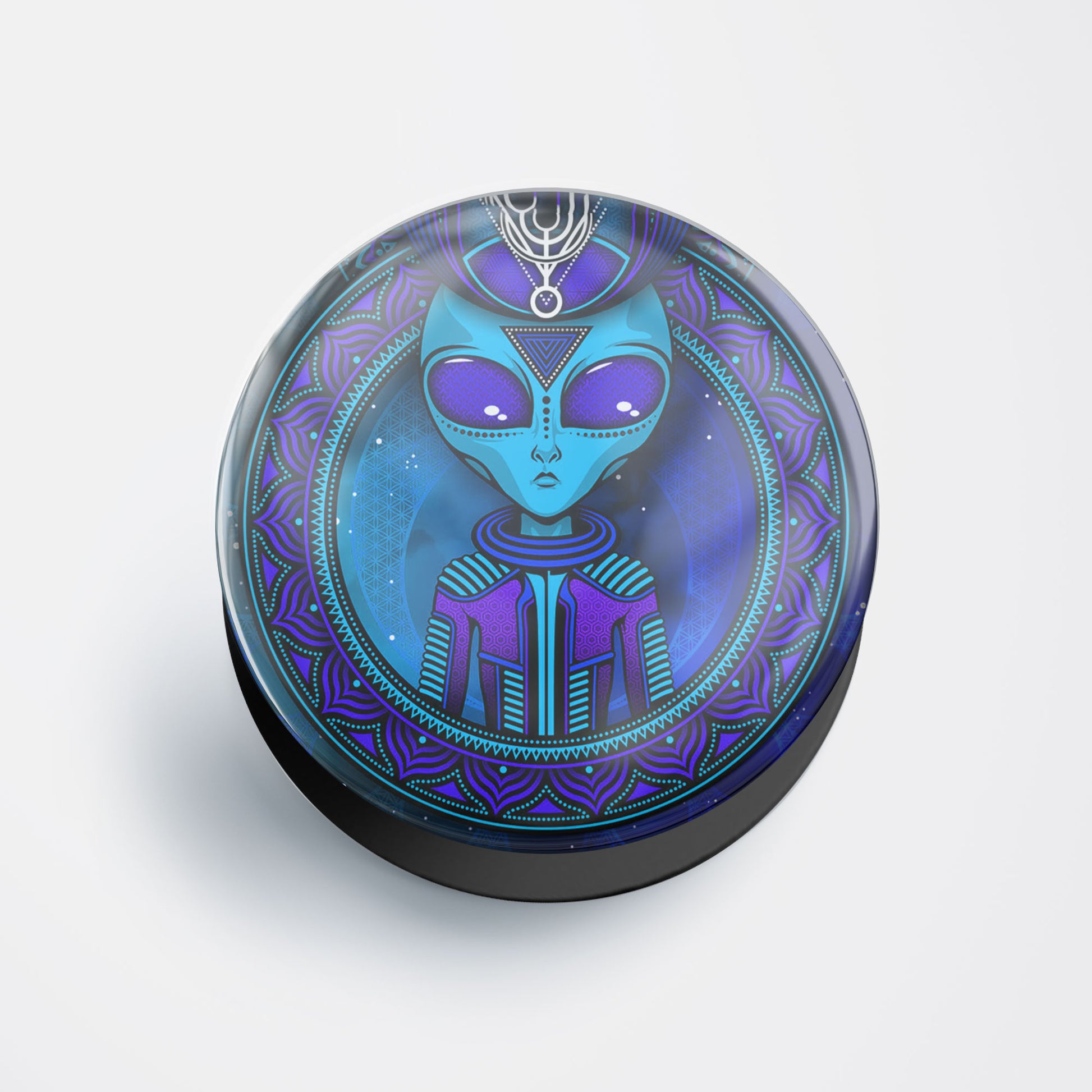 Blue Alien Gloss Pop Holder