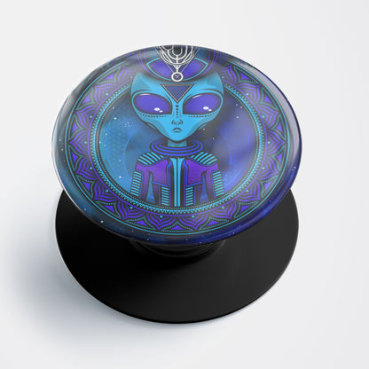 Blue Alien Gloss Pop Holder