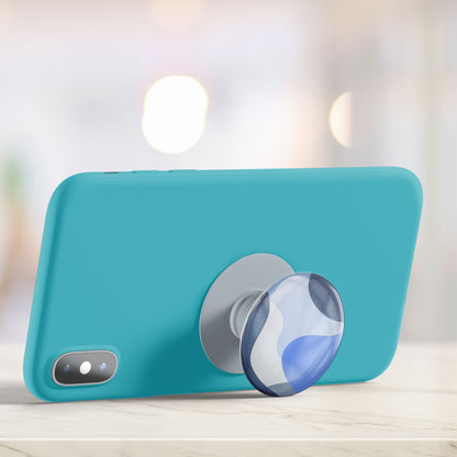 Blue Boho Gloss Pop Holder