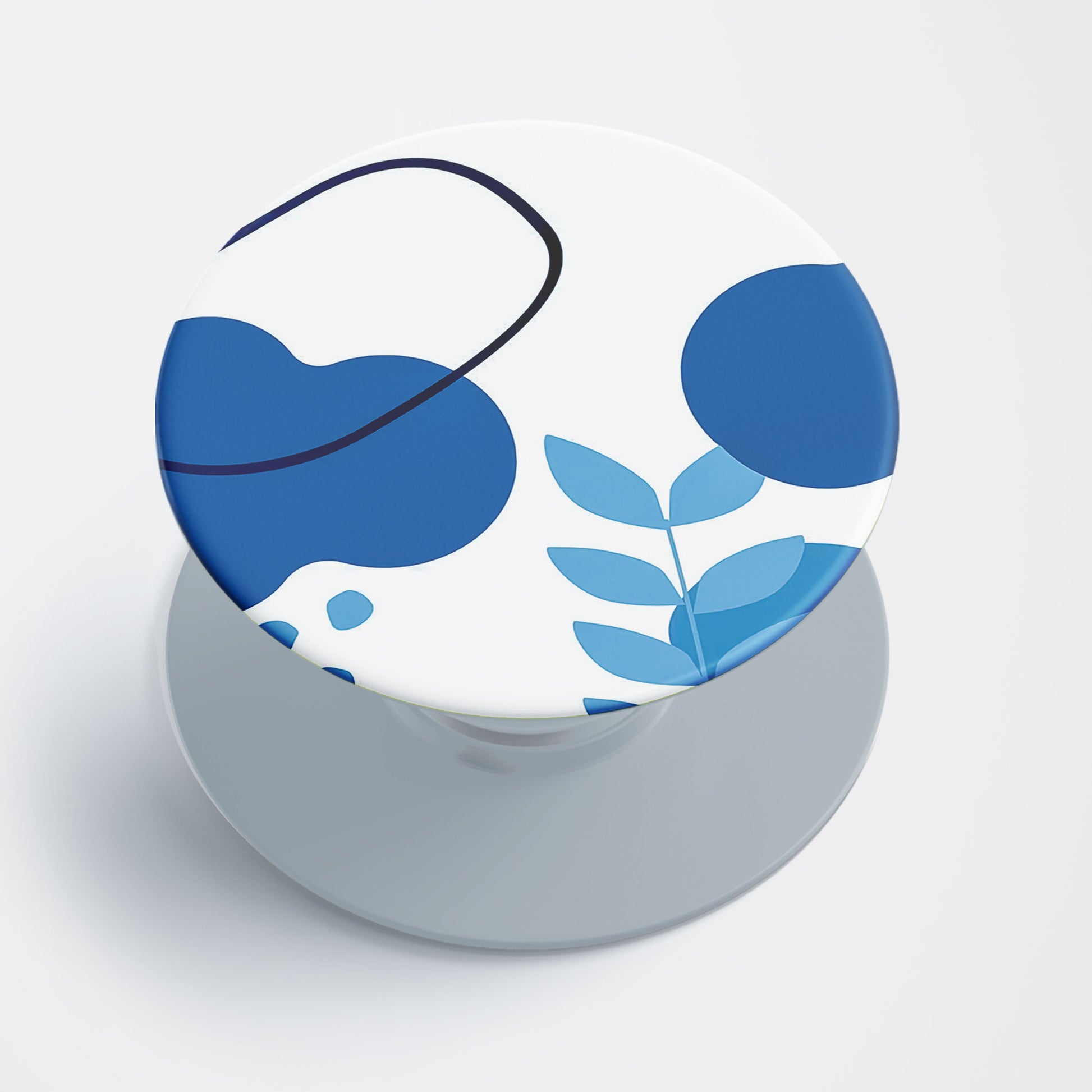 Blue Botanical  Flat Pop Holder