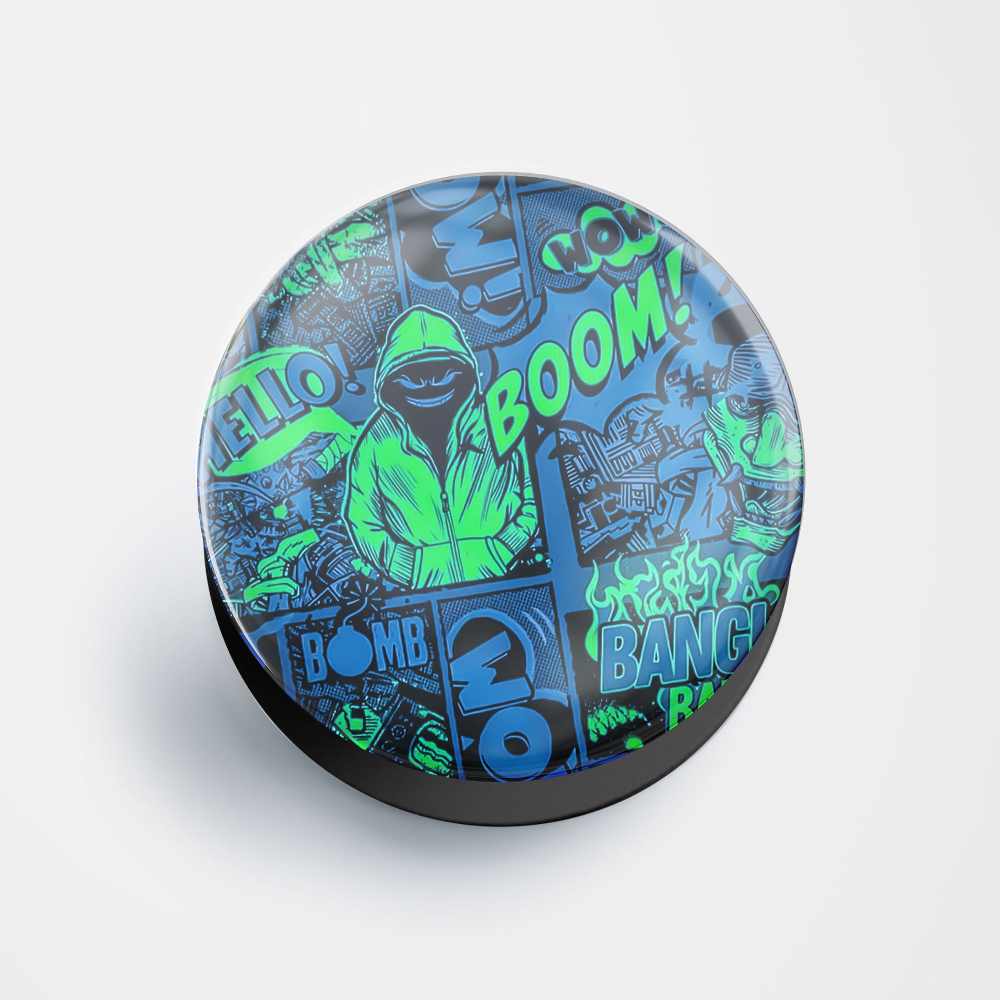 Blue Comic Mania Gloss Pop Holder