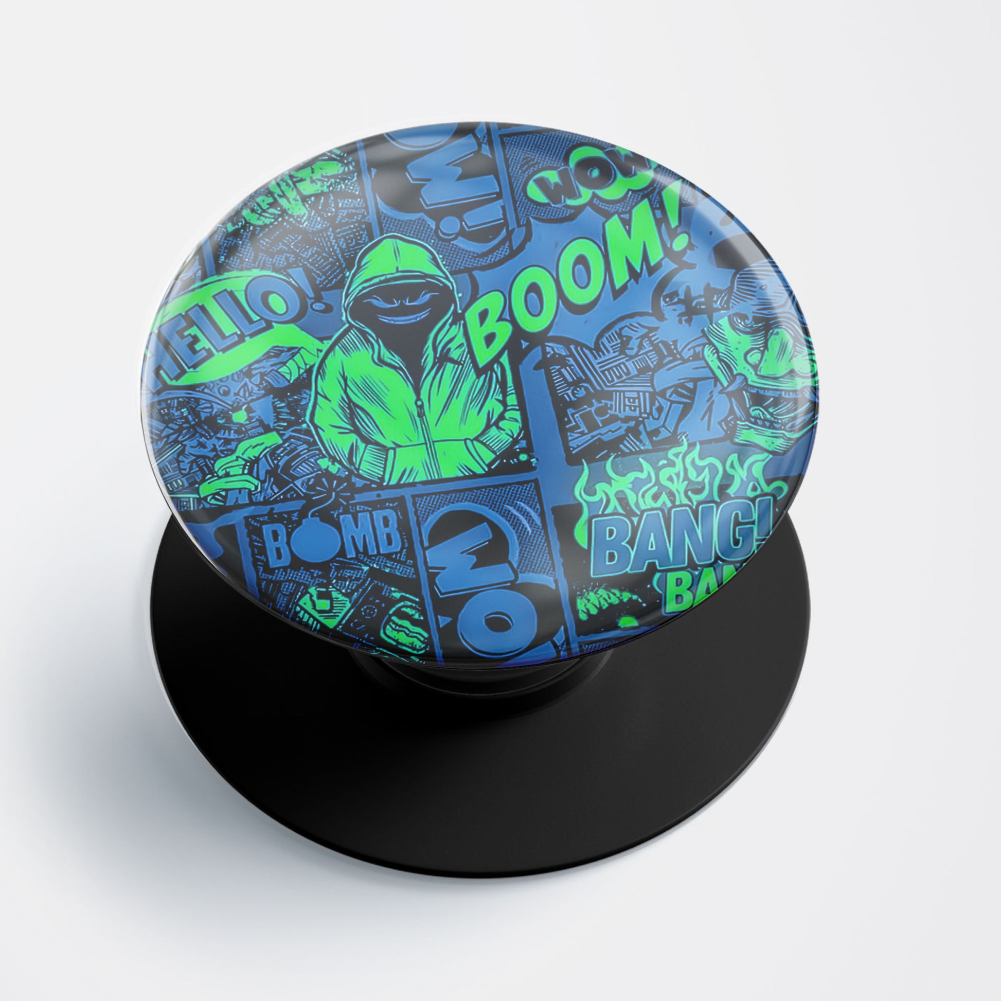 Blue Comic Mania Gloss Pop Holder