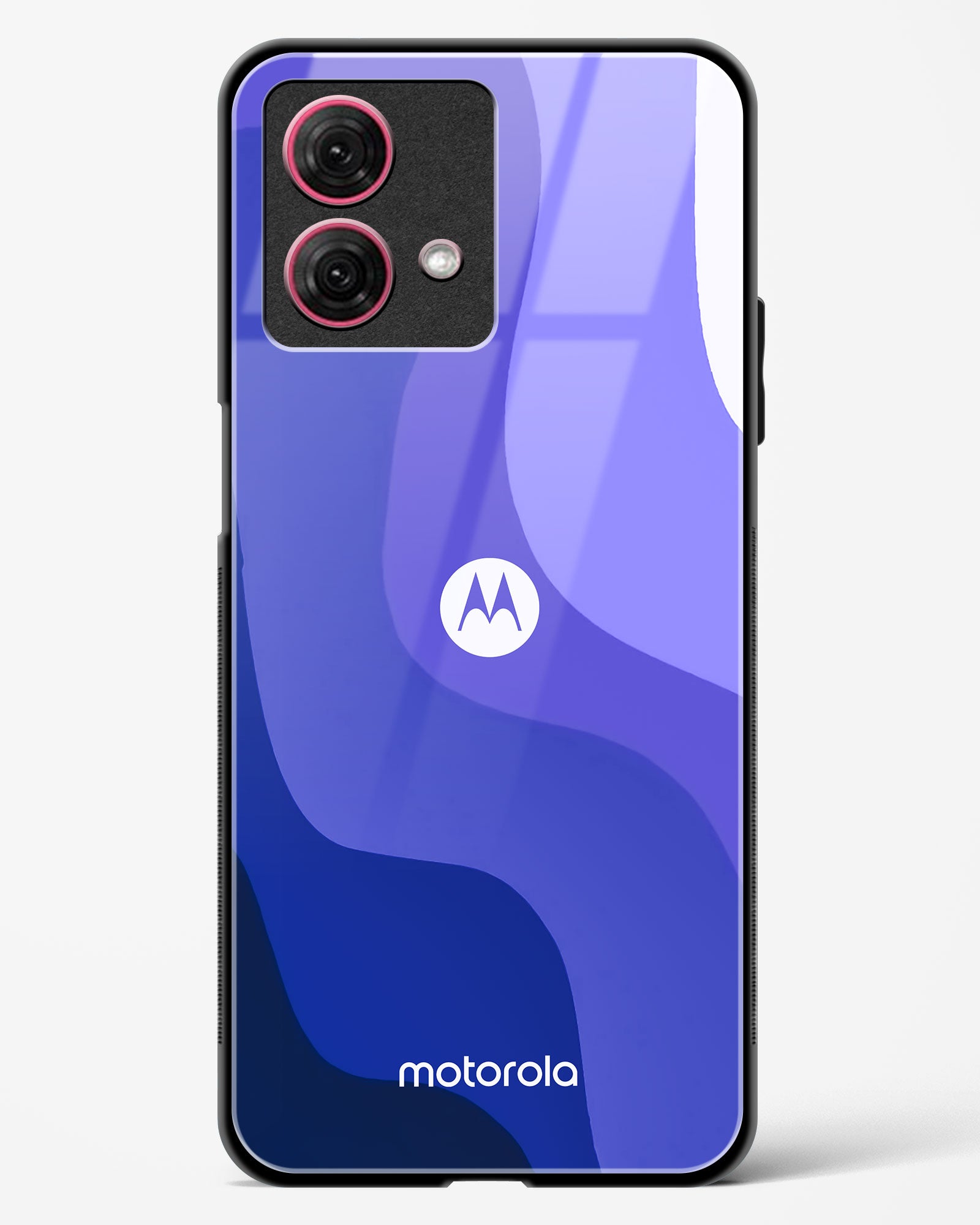 Blue Wave Glass Phone Case-Moto G84 5G