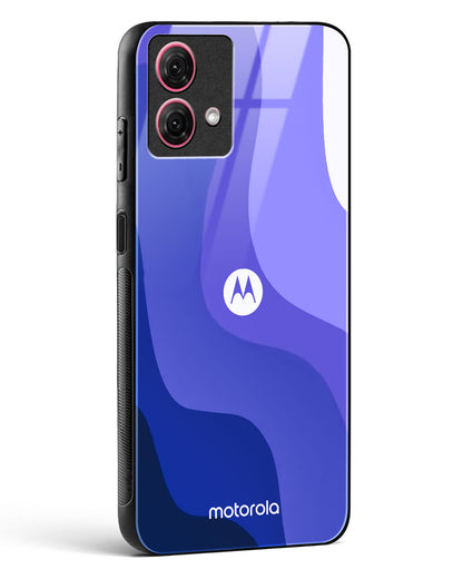 Blue Wave Glass Phone Case-Moto G84 5G