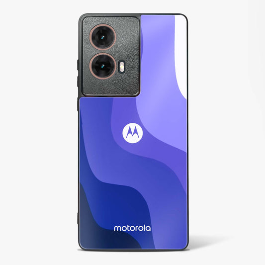 Blue Wave Glass Phone Case-Moto G85 5G