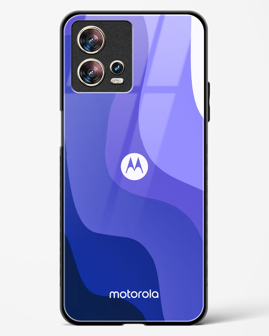 Blue Wave Glass Phone Case-Motorola Edge 30 Fusion