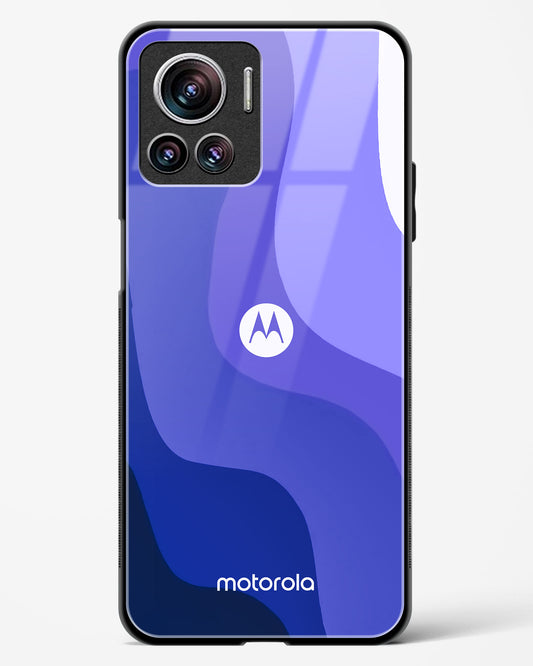 Blue Wave Glass Phone Case-Motorola Edge 30 Ultra