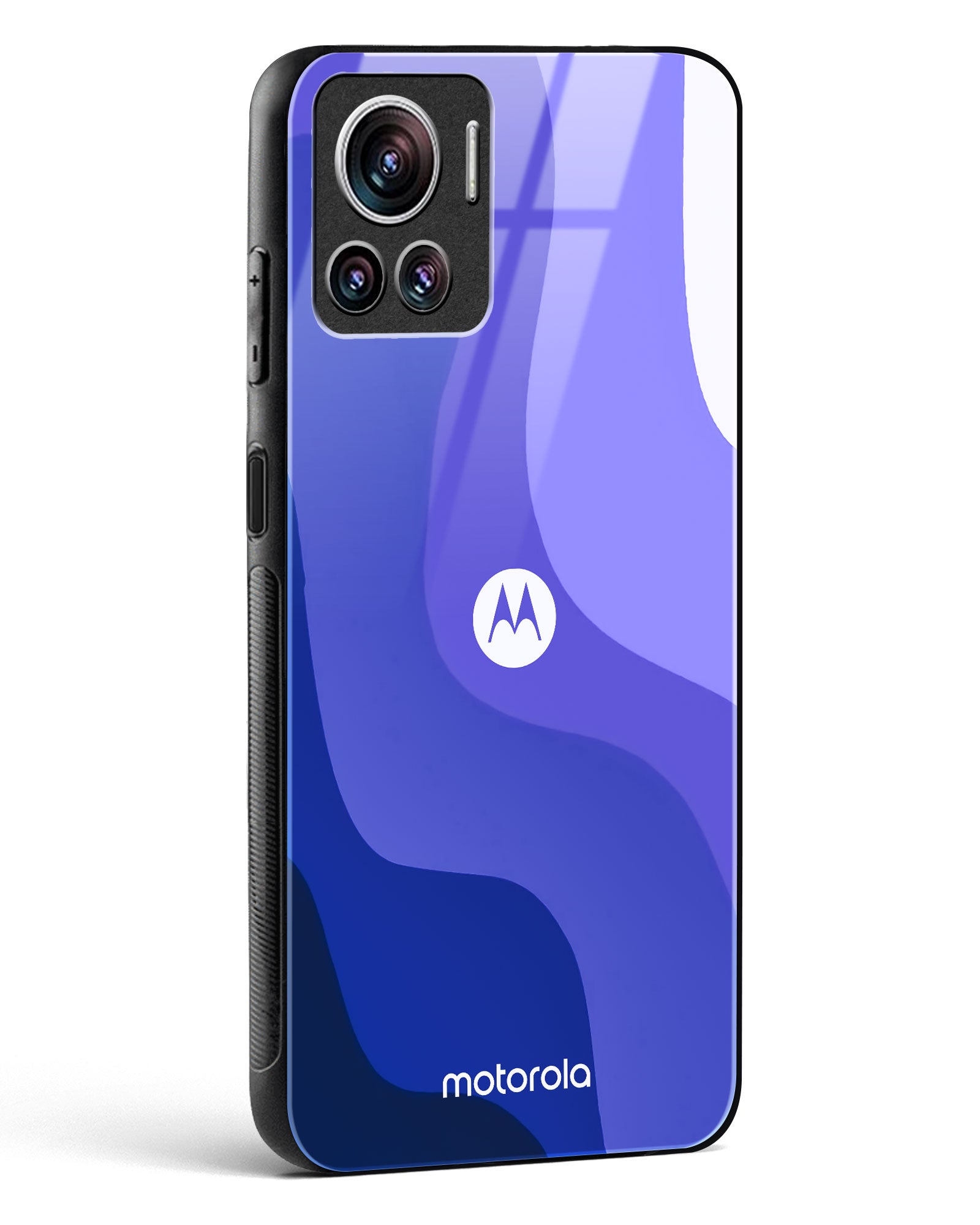 Blue Wave Glass Phone Case-Motorola Edge 30 Ultra
