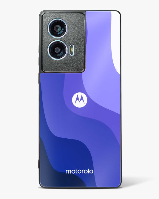 Blue Wave Glass Phone Case-Motorola Edge 50 Fusion