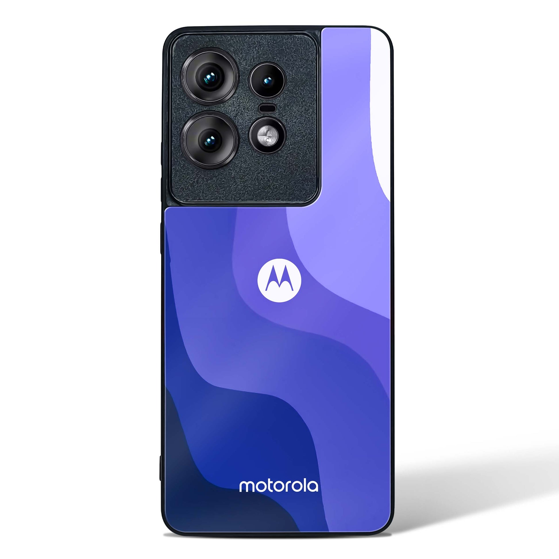 Blue Wave Glass Phone Case-Motorola Edge 50 Pro