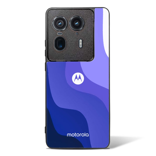 Blue Wave Glass Phone Case-Motorola Edge 50 Ultra