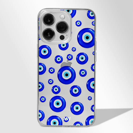 Blue Greek Eyes Protect Premium CLEAR CASE -  - MW Stuffs - 