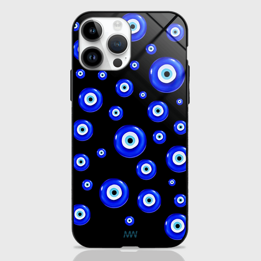 Blue Greek Eyes Protect Premium Glass Case -  - MW Stuffs - 