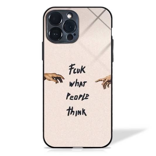 Bold Attitude Message Glass Case