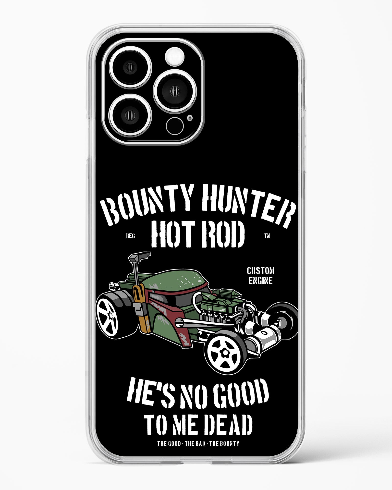 Bounty Hunter Hot Rod Clear Silicone Case