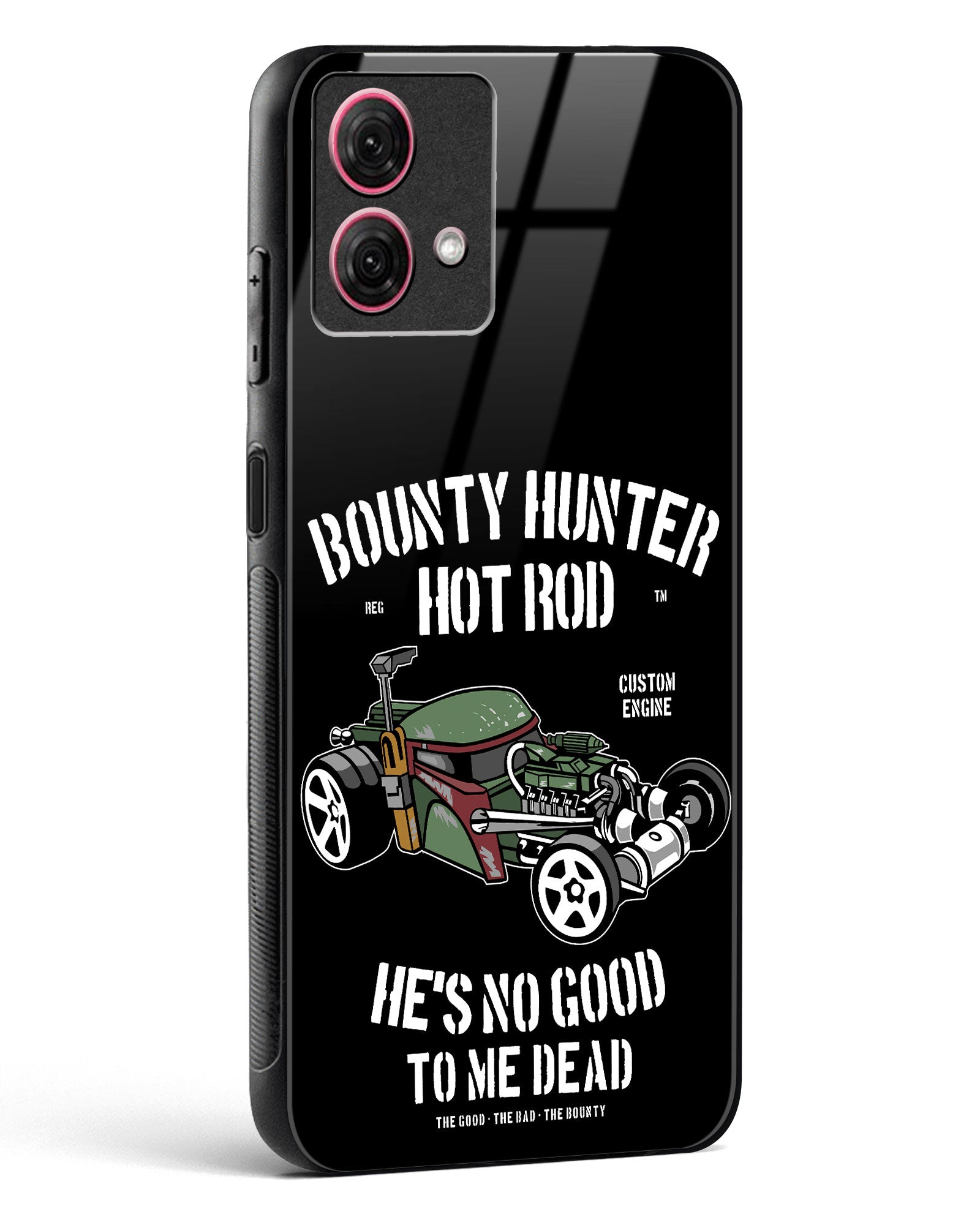 Bounty Hunter Hot Rod Glass Phone Case-Moto G84 5G