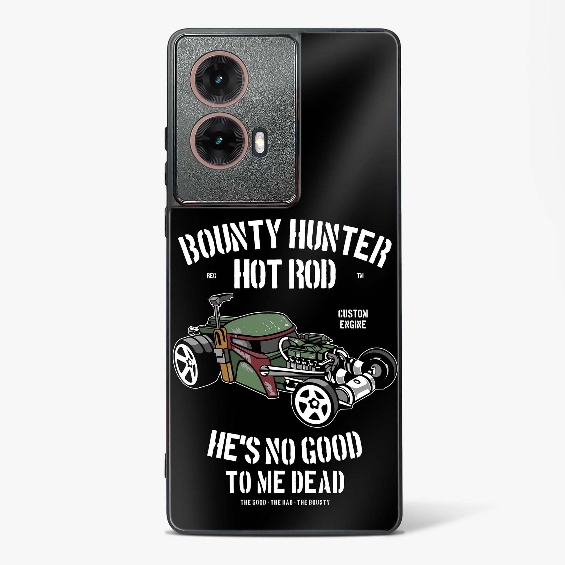 Bounty Hunter Hot Rod Glass Phone Case-Moto G85 5G