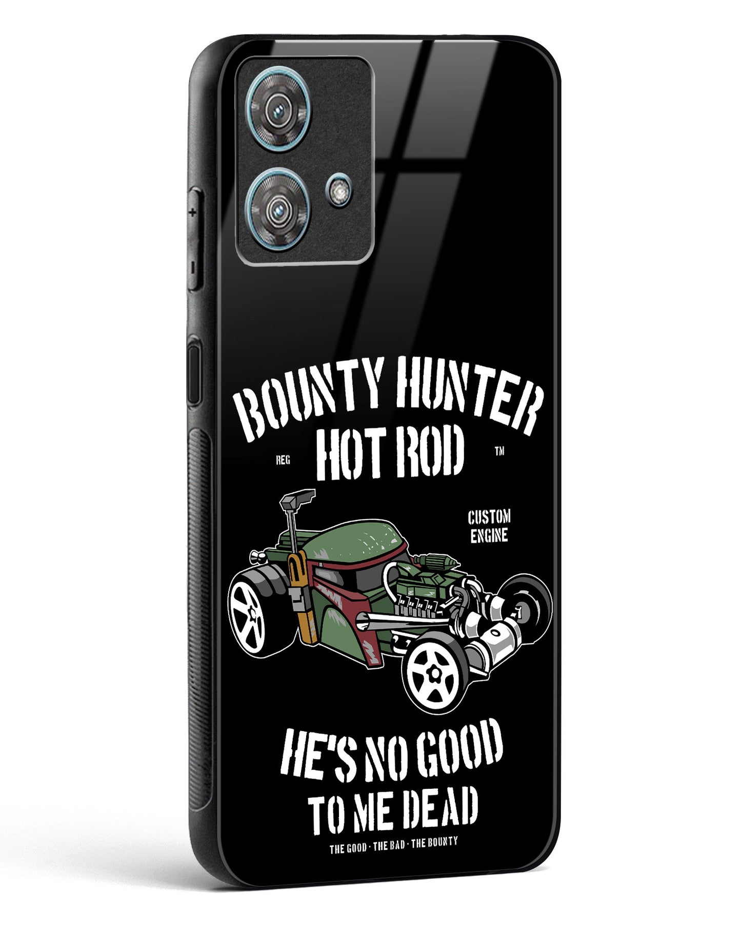 Bounty Hunter Hot Rod Glass Phone Case-Motorola Edge 40 Neo