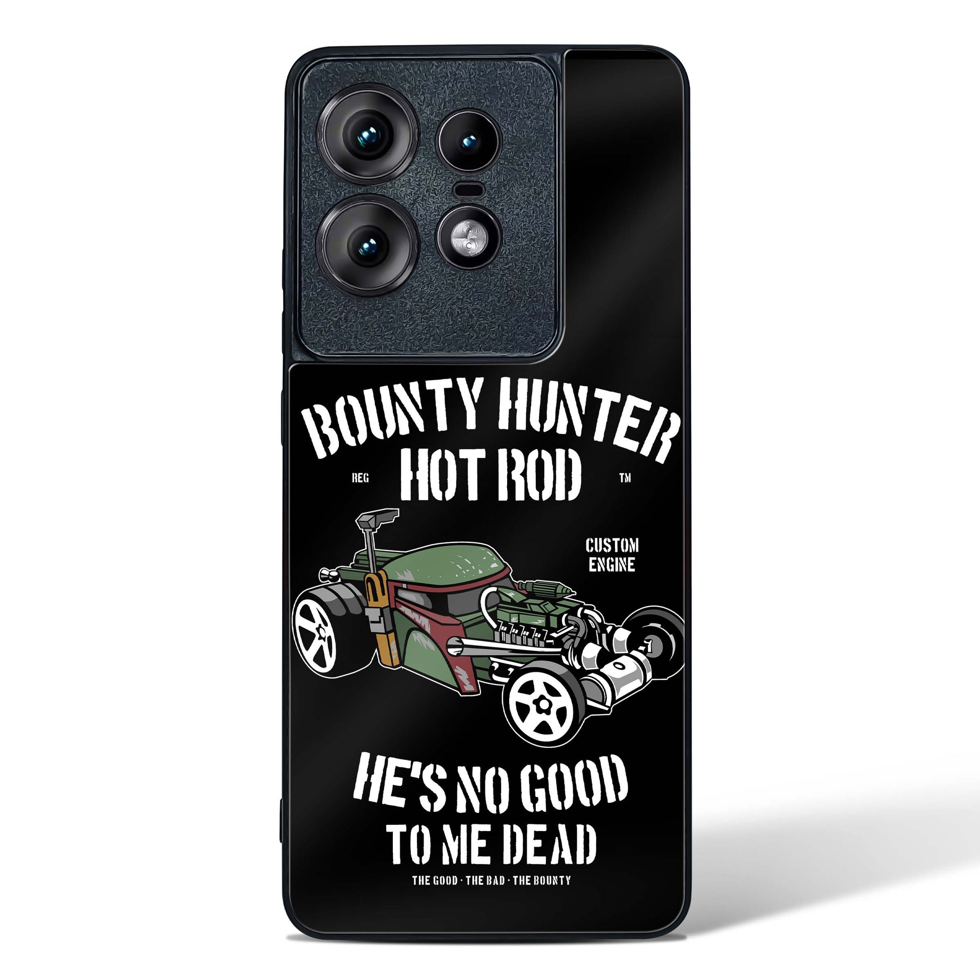 Bounty Hunter Hot Rod Glass Phone Case-Motorola Edge 50 Pro
